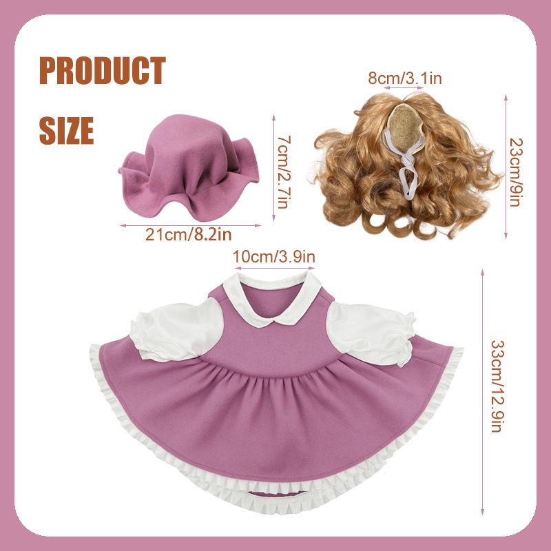 

Purple Lace Long Skirt Goose Outfit - Cute Christmas Courtyard Decoration