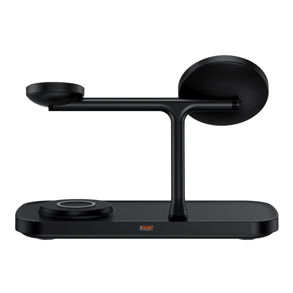Tech-Protect Qi15W-A45 3In1 Magnetic Magsafe Wireless Charger Black