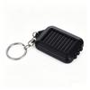 Portable Solar Powered Led Flashlight Keychain With Hand Crank For Outdoor Camping