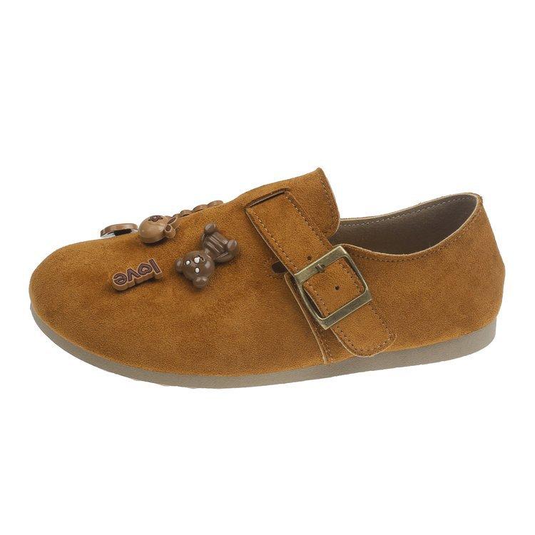 

Retro soft-soled outer Birkenstocks, new autumn casual non-slip cute cartoon flat-soled single shoes 40 [inner length 25cm] верблюд