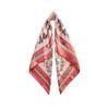 90cm Women's Retro Versatile Imitation Silk Scarf - European & American Style Satin Headscarf with Colorful Print