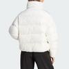 Adidas Originals Trefoil Vegan Puffer Jacket With Stand Collar And Long Sleeves Women Outerwear White IJ8236