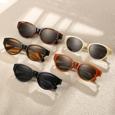 Material Ladies Sunglasses Cat Eye Shape Anti-Glare Outdoor Sun Glasses Bicycling Hiking Travelling Female Sunglass