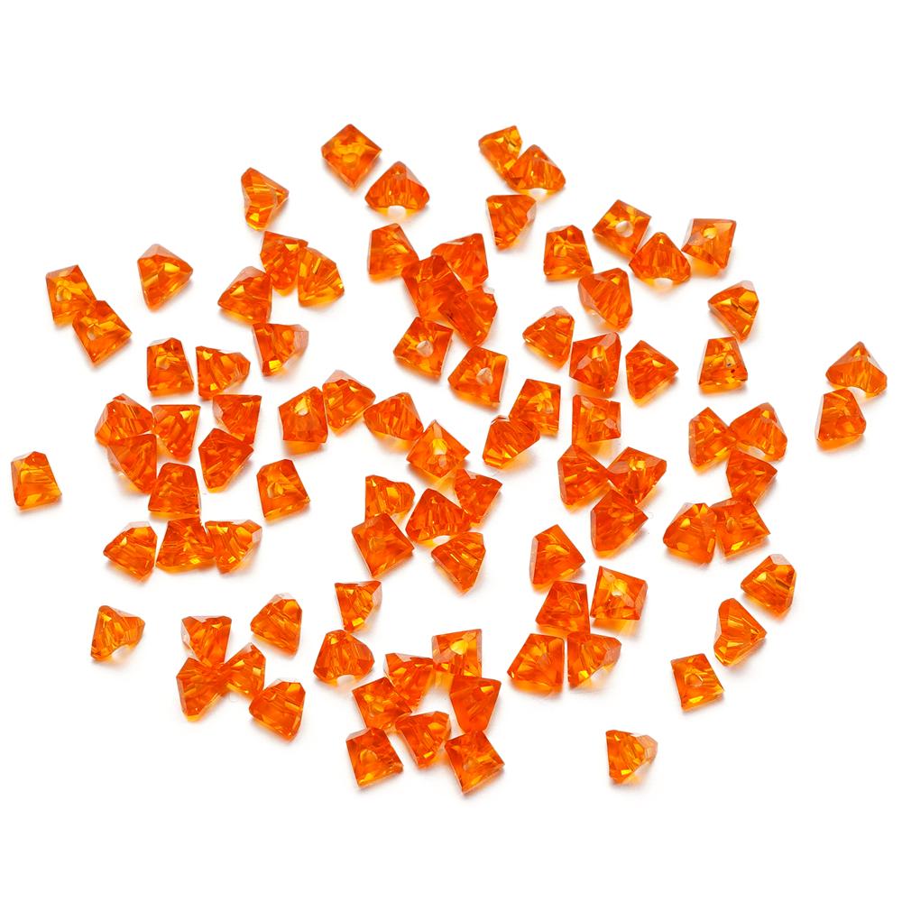 A string 4mm 6mm Irregular Crystal Glass Beads Necklace Czech Rondelle Loose Beads For DIY Jewelry Bracelet Making Accessories