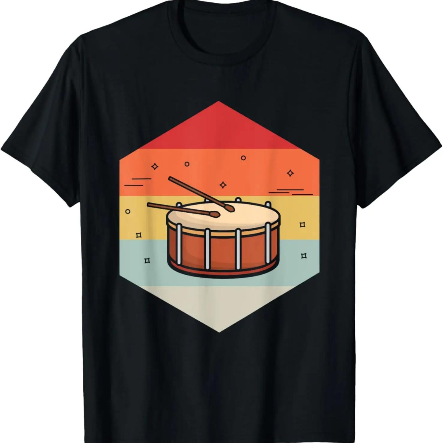 Conga Drum Instrument Silhouette Conga Drums T-Shirt S