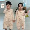 Baby Sleep Sack With Belly Protection Lightweight Cotton Blend Sleeveless Romper Toddlers 3-8 Years Fall Winter
