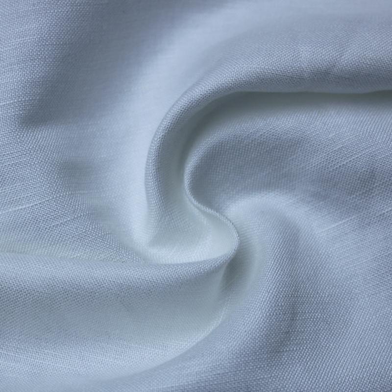 Hot Sale Linen Rayon Blended Woven PFD Plain Fabric Greige Cloth for Garment Home Textile SOLID FABRIC