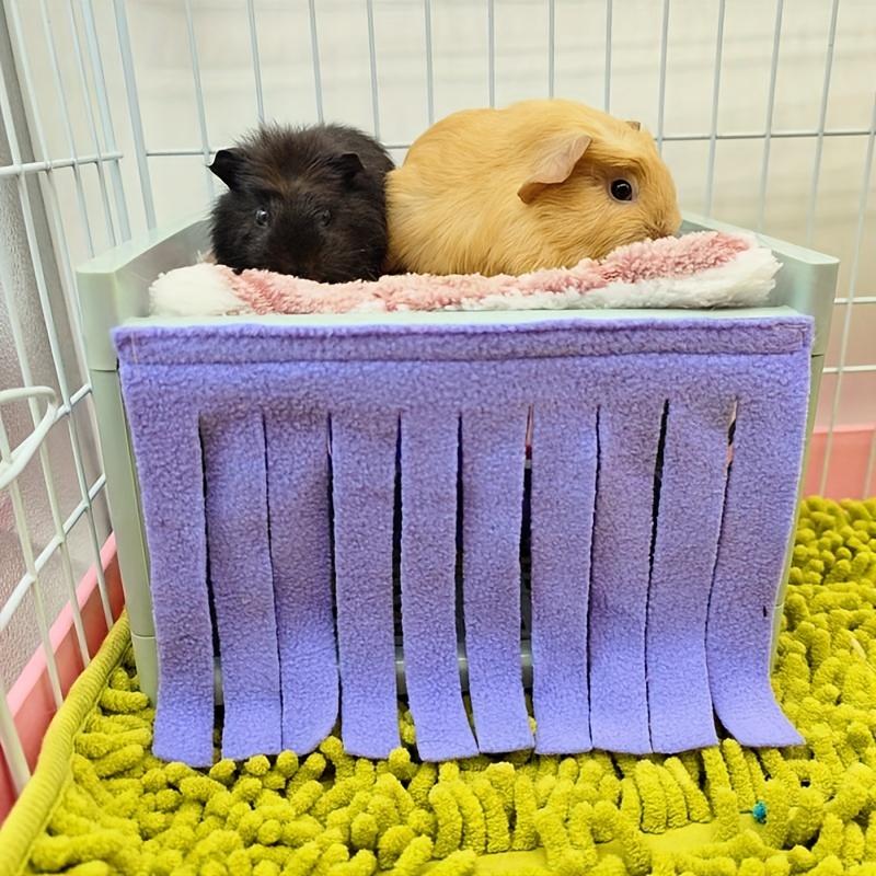 4 stücke Meerschweinchen Dutch Pig Ecke Versteck Haus Hohe Niedrigen Bett Fransen Tür Vorhang
