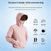 ROMON Ice Silk Hooded UPF50+ Sun Protection Jacket