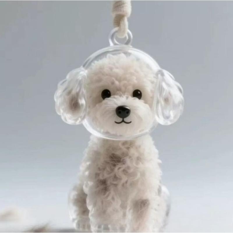 

Збирайте шерсть собаки та зберігайте її в компактному тримачі-підвісці у формі фігурки. Пляшка для колекційних фігурок Snowy, Teddy та Corgi. Брелок для колекції. Teddy