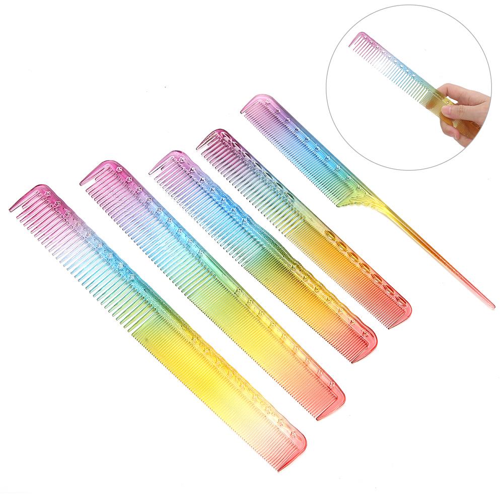 5pcs Professional Hair Cutting Combs Hairdressing Styling Combs for Salon Barber Shop