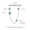 1PCS Charm For DIY Making Bracelet 925 Silver Original Shine Zircon Charms Jewelry Wedding Birthday Gift For Women Mom Friend