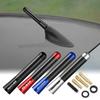 8CM Car Roof Antenna Carbon Fiber Stubby Mast Radio Aerial Auto Exterior Accessories For Isuzu DMAX PANTHER ASCENDER 4X4 MUX