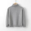Children's Sweaters Autumn and Winter Pure Cotton Line Boys and Girls Baby Pullover Turtleneck Bottoming Sweater