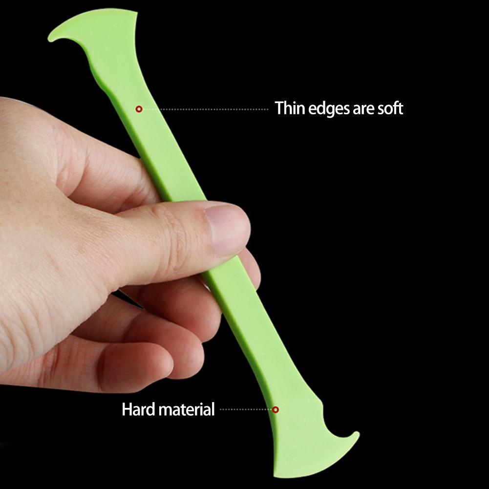 

New 3Pcs Vinyl Car Scraper Micro Stick Squeegee Window Tinting Kit Corner Scraper Curves Slot Vinyl Gap Film Cutter Scraper оранжевый