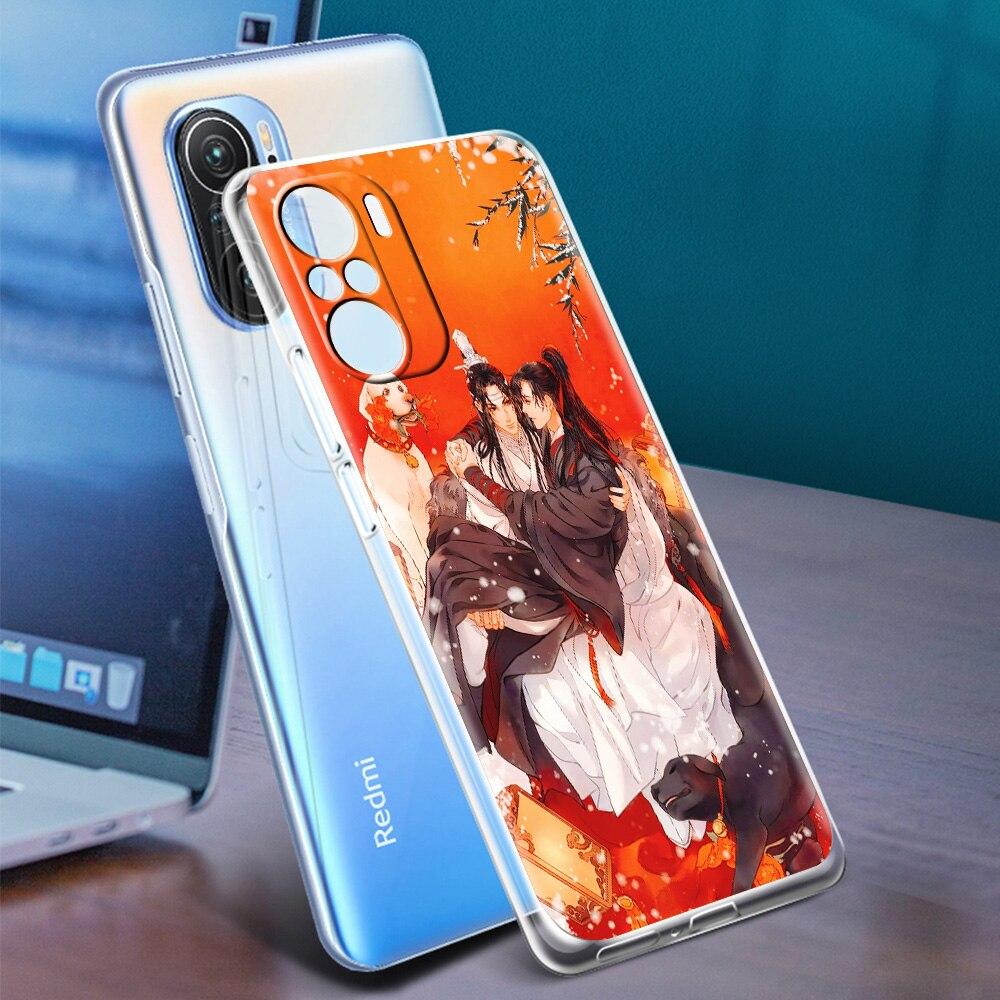 Grandmaster Mo Dao Zu Shi Anime Luxury Phone Case For Xiaomi Redmi Note 11 10 9S 9 8 Pro 7 8T 9C 9A 8A K40 Pro+ Soft Clear Cover