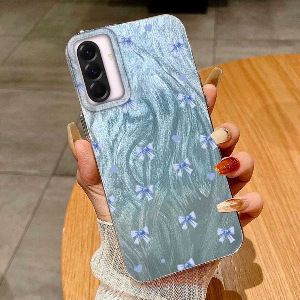 Paar Bunt Schmetterling Farbverlauf Für Samsung A56 A16 A26 A36 A25 A15 A55 S24 S25 Plus Handyhüllen Cover Funda Silikon Bumper Hart PC Rückseite