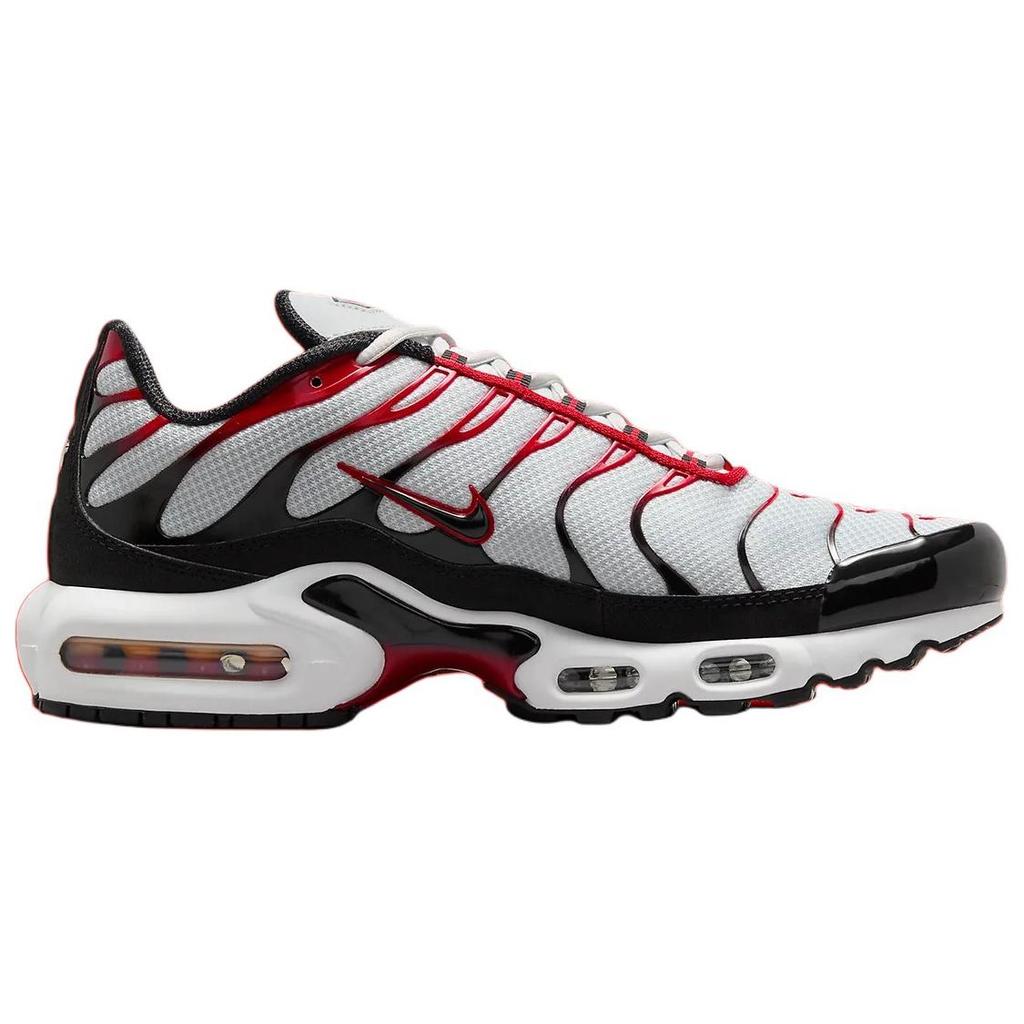 New Nike Air Max Plus Pure Platinum Black University Red FN6949-002