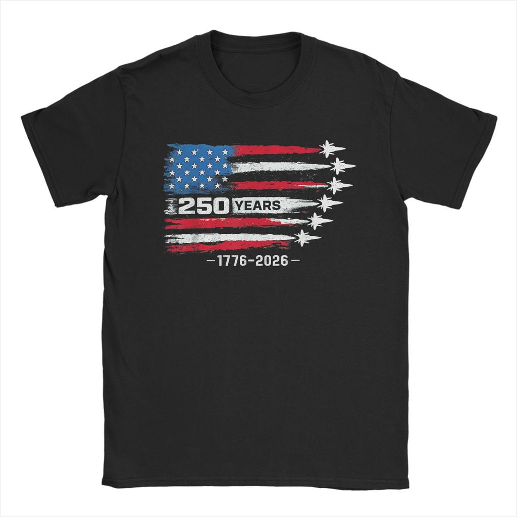 250 Years American 1776 2026 250th Usa Birthday 4th Of July T Shirt Summer Cotton TShirts For Unisex Tshirt ShortSleeved Tees