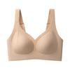 Seamless Bra Women's Jacquard Soft Support Lift Bra Gathering Bra Lace-holding Underwear Push Up Bra