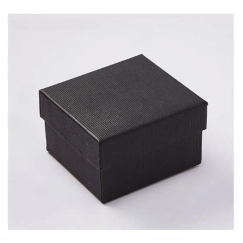 Watch Packaging Boxes Paper Jewelry Boxes Display Boxes, Gift Packaging Boxes and Jewelry Boxes The Watch Box Is Black Simple