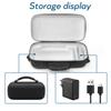 MultiFunctional Carrying Case for Loudspeaker Bag Holder, EVA Travel Case With Cable and Charger Compartments Strap