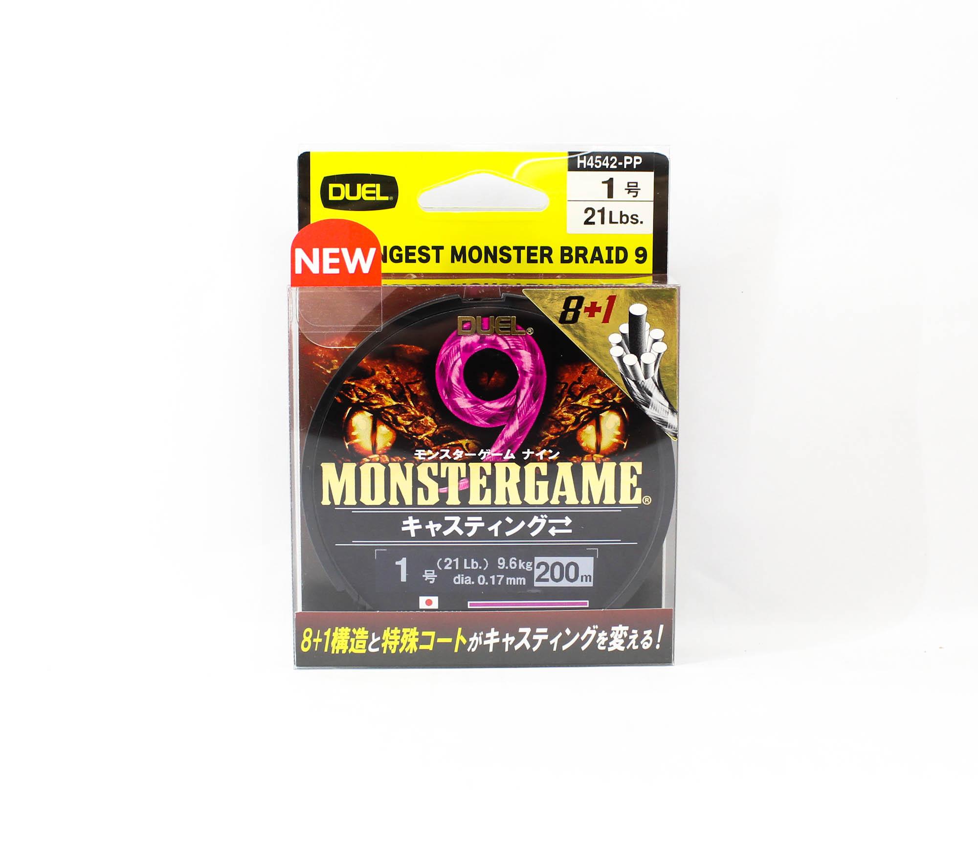 

Yo Zuri Duel P.E Line Monster Game X9 Casting Pink 200m P.E 1 (0554) розовый/фиолетовый