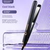 Dual-Purpose Ceramic Hair Straightener & Curling Iron: Safe for Hair, Ideal for Straightening and Styling Bangs