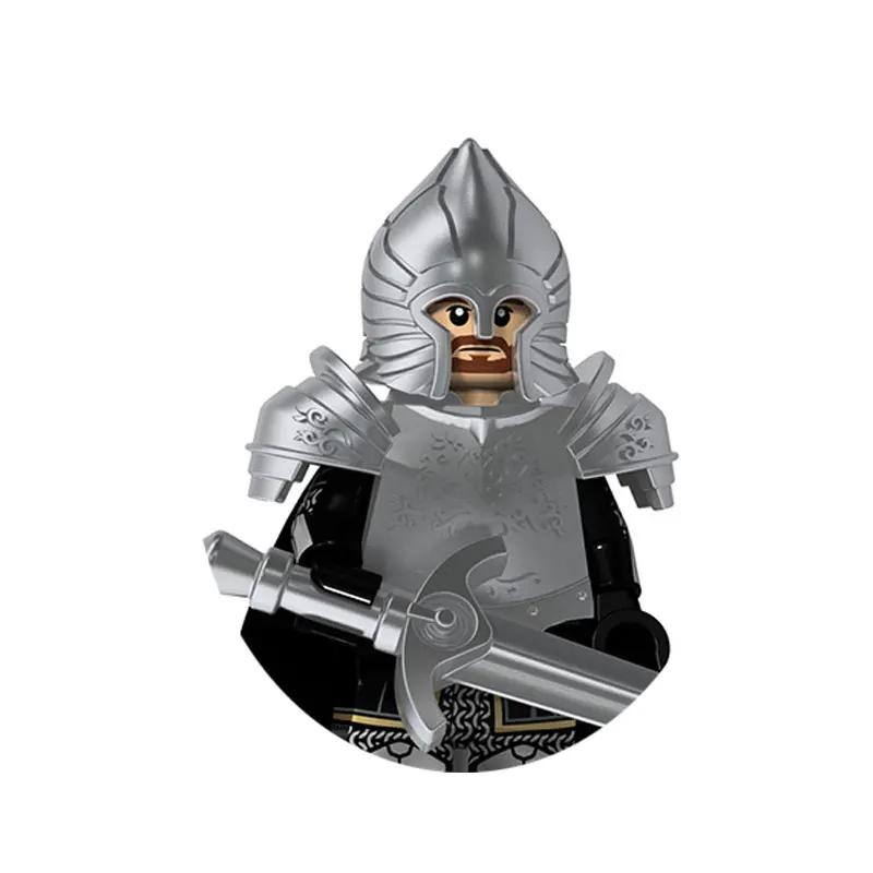 Medieval Military War Soldier Doll Building Block Spartan Soldier Crusader Roman Knight Weapon Sword Helmet Children's Toy Gifts