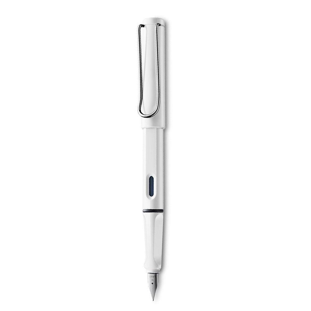 LAMY LAMY Safari Fountain Pen F White Stock Item L19WHF