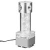 Computer Cylinder Water Cooling Double Helix T Virus Water Pump Tank Set RGB (Silver)