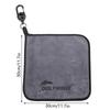 Portable Buckle Fishing Towel With Thickened Anti Slip And Hand Wiping Properties Absorbent Cotton Towel Outdoor Fishing Tool