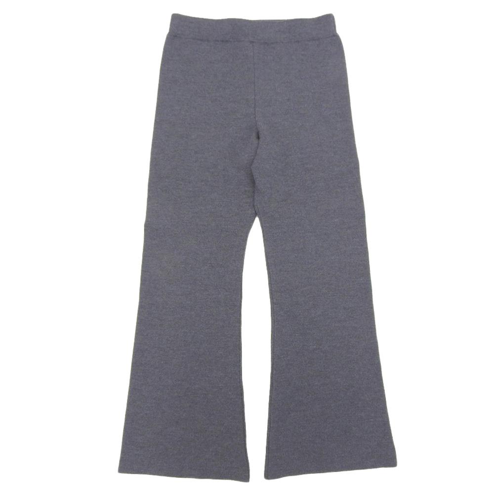AP STUDIO Beautiful Wool Flare Ribbed Pants Bottoms for Women, Grey, Size 36, Made In 2015 Bottoms 36 grayUsed