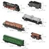 Retro Steam Train Set with Smoke Effect, Lights & Sounds, USB Rechargeable Christmas Train Railway Kits for Kids Holiday Gifts