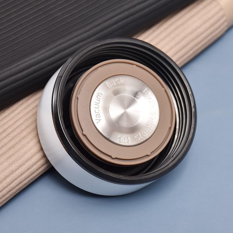 304 Stainless Steel Double Vacuum Flask Portable Spray-painted American Straight Cup Advertising Business Gifts Cup