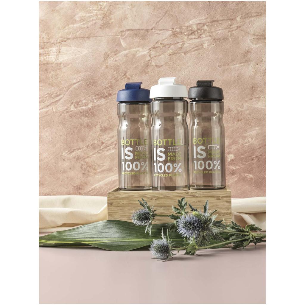 Sports Bottle with Flip Lid, 650 Ml H2O Active® "Eco Base" Carbon