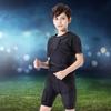 Youth Padded Compression Shirt Short Sleeve Protective Shirt Rib Chest Protector Football Shirt Prot