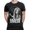 Mens TShirt Janis Joplin Let Yourself Go Be More Novelty Pure Cotton Tees Short Sleeve  T Shirts Crew Neck Clothes Printed