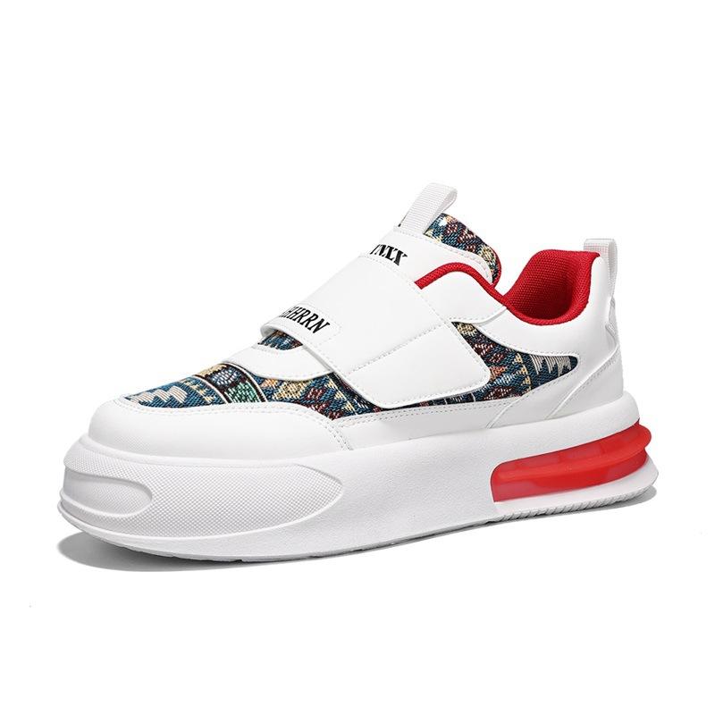 

Men s shoes autumn new cloth thick-soled foot cover white shoes college thick-soled heightening casual board shoes student sports shoes 44