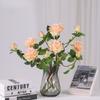1Pcs/Lot 1 Heads Rose Artificial Flowers with Wedding and Event Decorative Supplies Christmas Home DIY Decor Props Party Gift