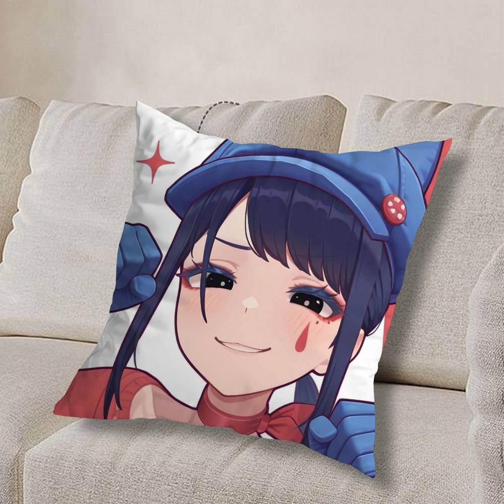 Evil CUTE M-MiSide Mita Pillow Case Square Double-Sided Printing Short Plush Sofa Cushion Cover Bedroom Bedside Pillow