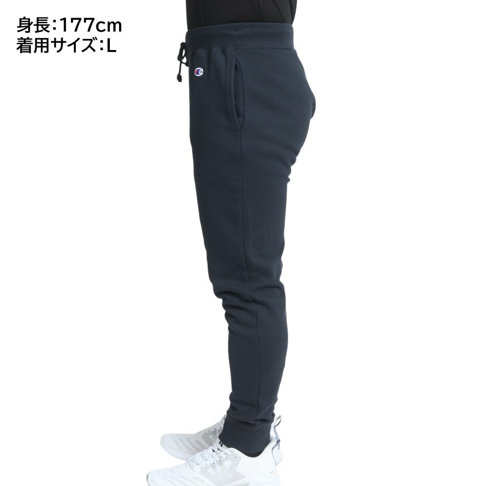 Lange Bukser Ettpunktslogo Bomull USA Marineblå 3L [Champion] C3-W201/C3-W201Z Herre