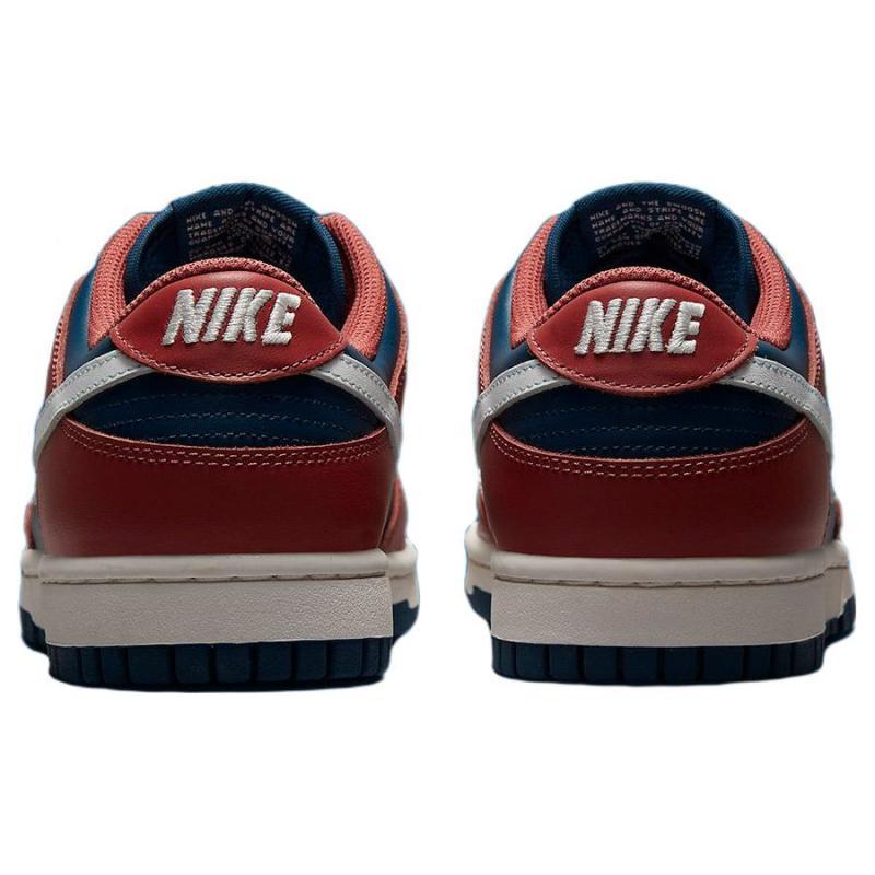 Nike Dunk Versatile Low-top Skate Shoes for Women In Blue and Red