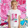 One Piece Uta Anime Print Boys Girls Cotton T Shirt Kids Casual Summer Top Soft Breathable Daily Wear