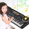 61 Keys Musical Instruments Piano Digital Electronic Organ Keyboard Pianos Electric Piano with Microphone for Children