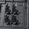 4 Pieces Roof-Rack Tool Clamp Secure Holder Space-Saving for Buses