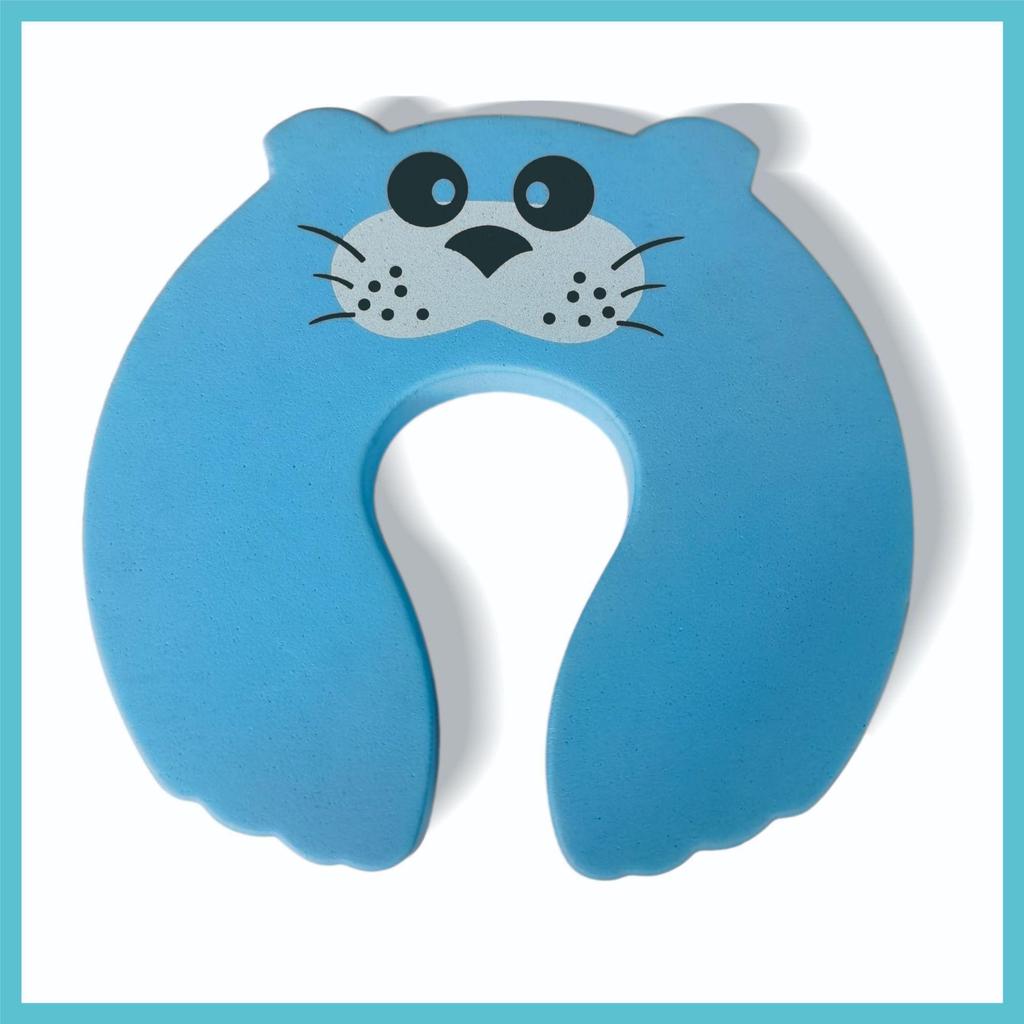 Children's Safety Cartoon Animal Door Stopper – Cow & Tiger Designs