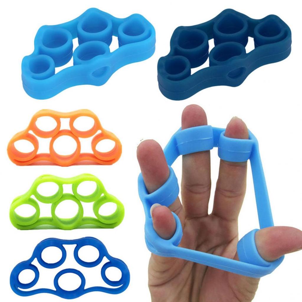 Silicone Hand Exerciser Grip Strength Wrist Exercise Finger Stretcher Trainer