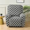 Elastic All-inclusive Sofa Recliner Cover, Printed Four-season Universal Function Single Sofa Cover