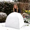 2pcs Plant Cover Anti-freeze Cover Non-woven Plant Frost Protection Tent Plant Winter Cold Cover Greenhouse Breathable Guard